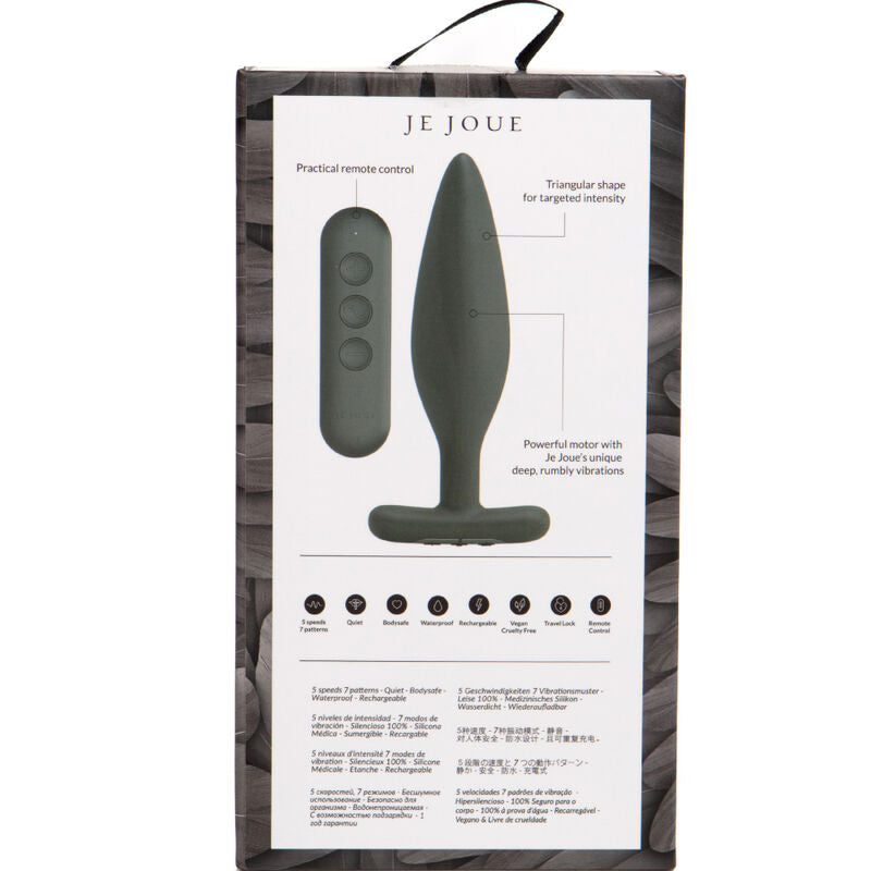 JE JOUE - EGON PLUG ANAL VIBRATOR BLACK