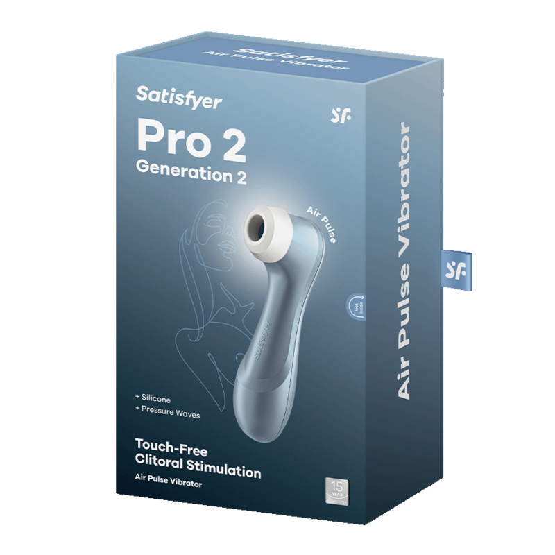 SATISFYER - PRO 2 AIR PULSE STIMULATOR BLUE