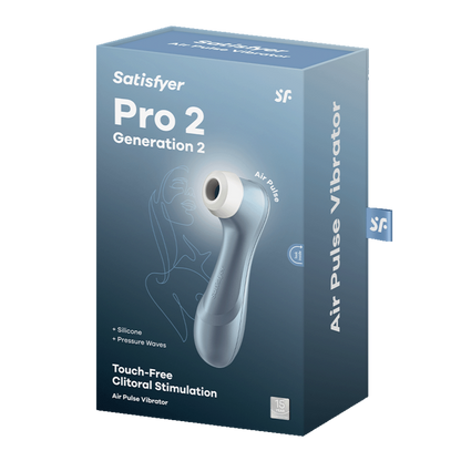 SATISFYER - PRO 2 AIR PULSE STIMULATOR BLUE