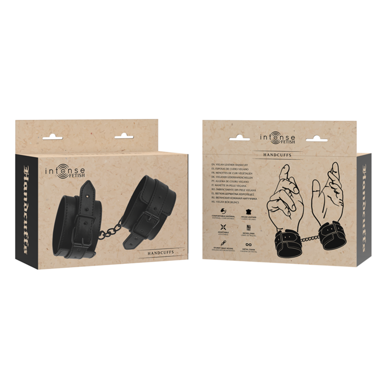 Intense - Fetish Vegan Leather Handcuffs