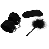Intense - Fetish Erotic Playset 2 With Handcuffs, Blind Mask And Tickler