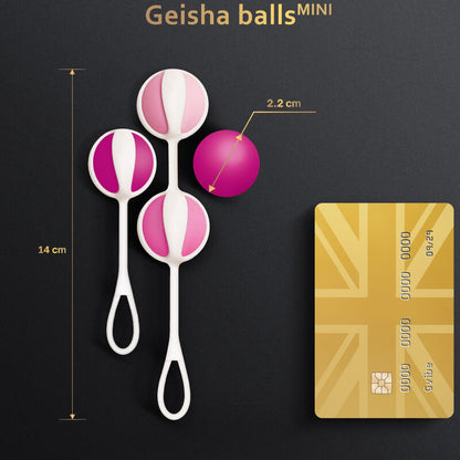 G-VIBE - SET 4 GEISHA BALLS MINI PURPLE