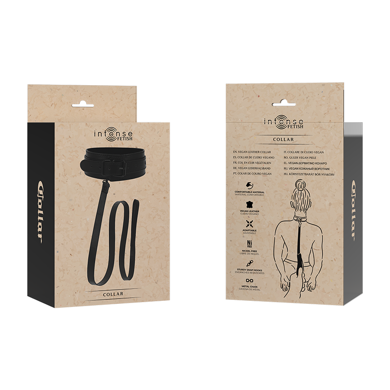 Intense - Fetish Vegan Leather Collar