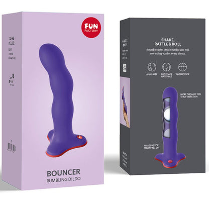 FUN FACTORY - DILDO SALTAPERROS MORADO LLAMATIVO