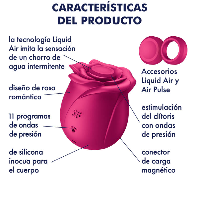 Satisfyer - Vibrador Air Pulse Pro 2 Classic Blossom