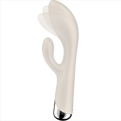 Satisfyer - Spinning Rabbit 1 Estimulación del clítoris y punto G Beige