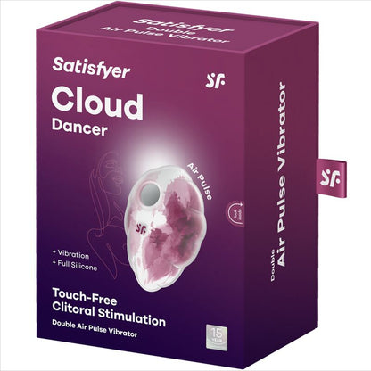 SATISFYER - CLOUD DANCER RED VIBRATOR AIR PULSE