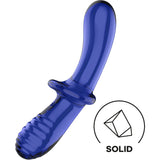 Satisfyer - Dildo Duplo de Cristal Azul