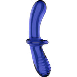 Satisfyer - Dildo Duplo de Cristal Azul
