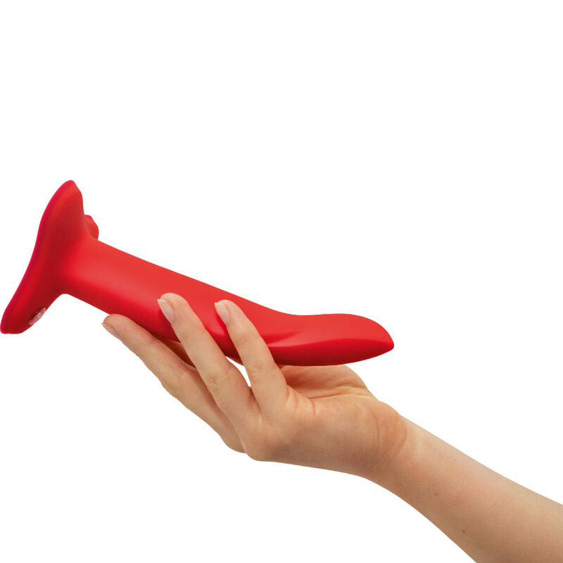 FUN FACTORY - DILDO FLEXIBLE LIMBA ROJO TALLA M