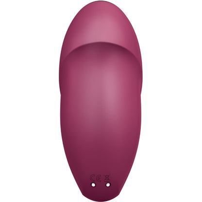 Satisfyer - Tap &amp; Climax 1 Vibrador de contacto rojo