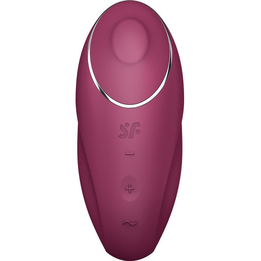 Satisfyer - Tap &amp; Climax 1 Vibrador de contacto rojo