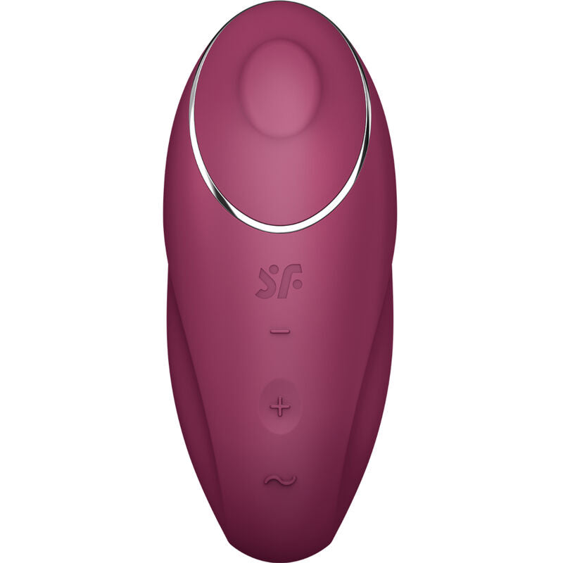 Satisfyer - Tap &amp; Climax 1 Vibrador Lay-On Vermelho