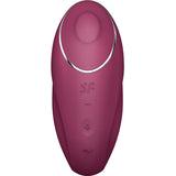 Satisfyer - Tap &amp; Climax 1 Vibrador Lay-On Vermelho