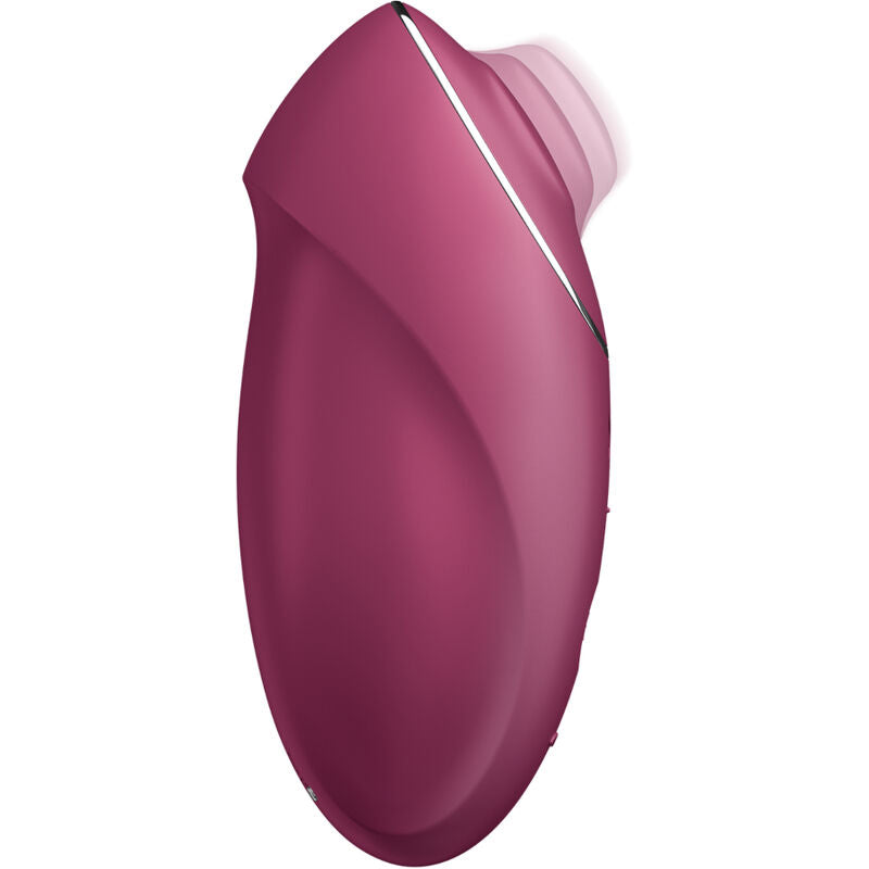 Satisfyer - Tap &amp; Climax 1 Vibrador Lay-On Vermelho