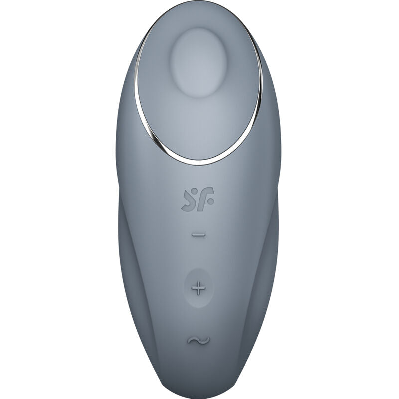 Satisfyer - Tap & Climax 1 Lay-On Vibrator Grey