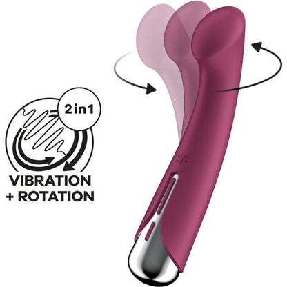 Satisfyer - Spinning G-Sport 1 Rotator Vibrator Red