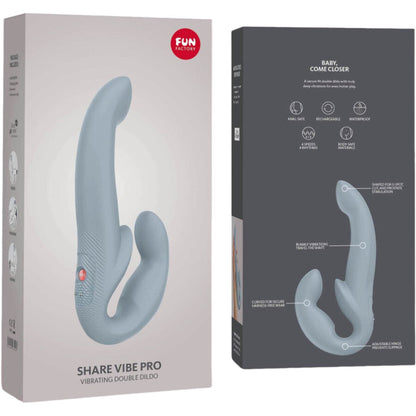 FUN FACTORY - SHARE VIBE PRO DOUBLE VIBRATOR GREY