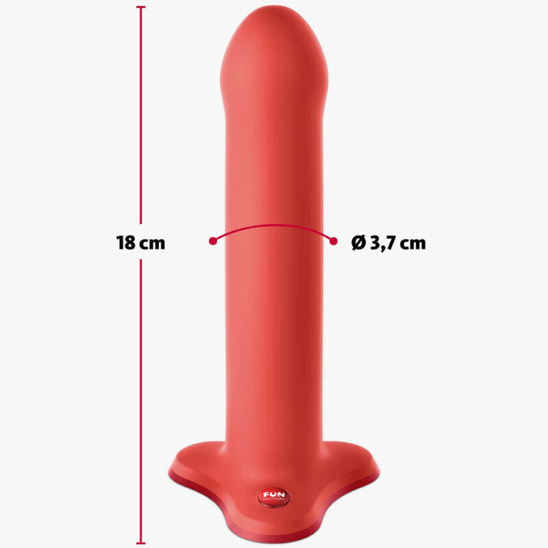 FUN FACTORY - DILDO MAGNUM COLOR CORAL LLAMATIVO