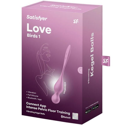 Satisfyer - Bolas vibratorias Kegel Love Birds color rosa