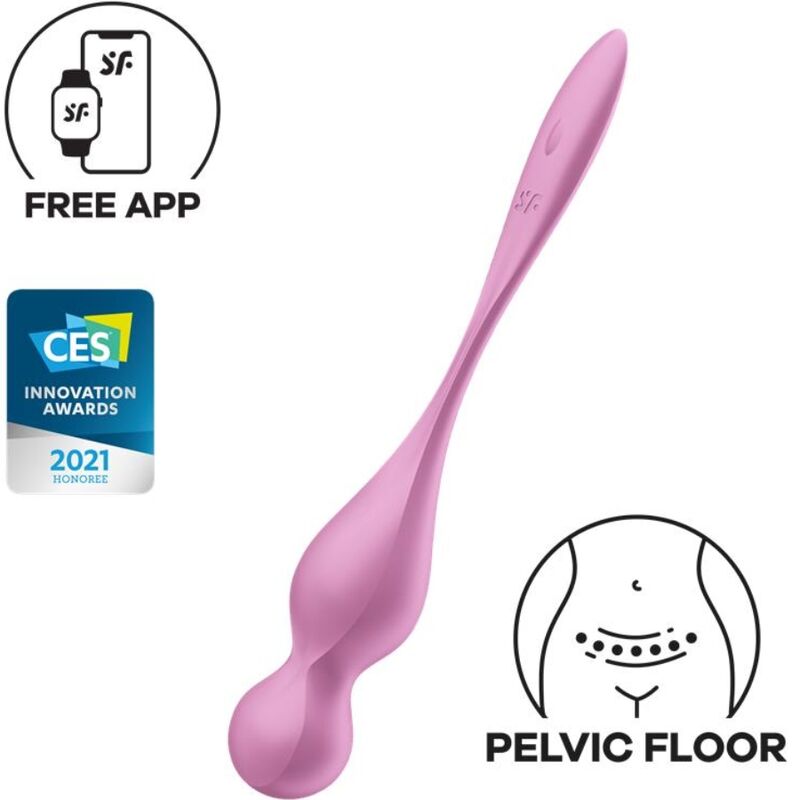 Satisfyer - Bolas vibratorias Kegel Love Birds color rosa