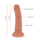 Oninder - Large Bogot������ Vibrator Dildo 9 Speeds Natural 22 Cm -O- 4.5 Cm - Free App