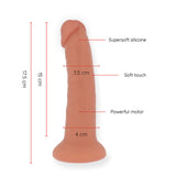 Oninder - Small Bogot������ Vibrator Dildo 9 Speeds Natural 17.5 Cm -O- 4 Cm - Free App
