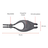 Oninder - Pampa Rechargeable Adjustable Vibrator Ring With Clitoris Stimulator 10 Speed - Free App