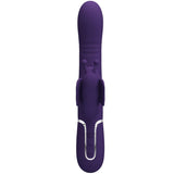 PRETTY LOVE - VIBRADOR COELHO MULTIFUNCIONAL 4 EM 1 BORBOLETA ROXO
