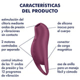 Satisfyer - Pocket Pro 1 Clitoris Stimulator Garnet