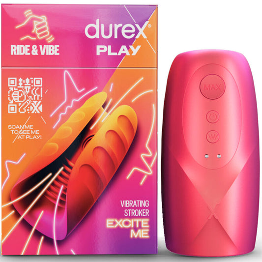 DUREX - MASTURBADOR VIBRADOR TOY RIDE &amp; VIBE