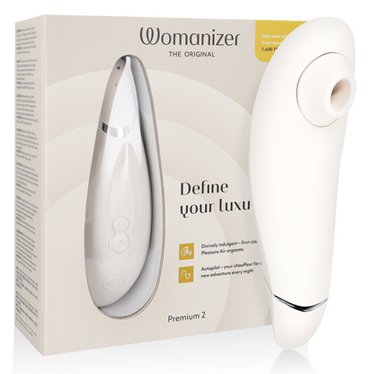 WOMANIZER - PREMIUM 2 CLITORAL STIMULATOR WARM GRAY