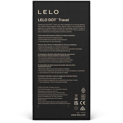 LELO - DOT TRAVEL CLITORIS STIMULATOR PURPLE