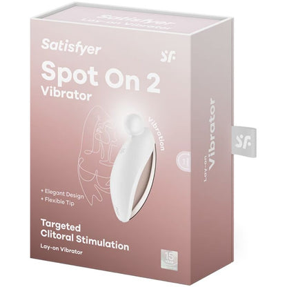 Satisfyer - Spot On 2 Vibrador de contacto blanco