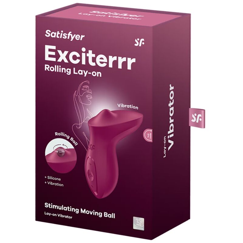 Satisfyer - Exciterrr Lay-On Clitoris Berry Vibrator