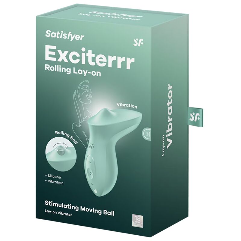 Satisfyer - Exciterrr Lay-On Clitoris Mint Vibrator