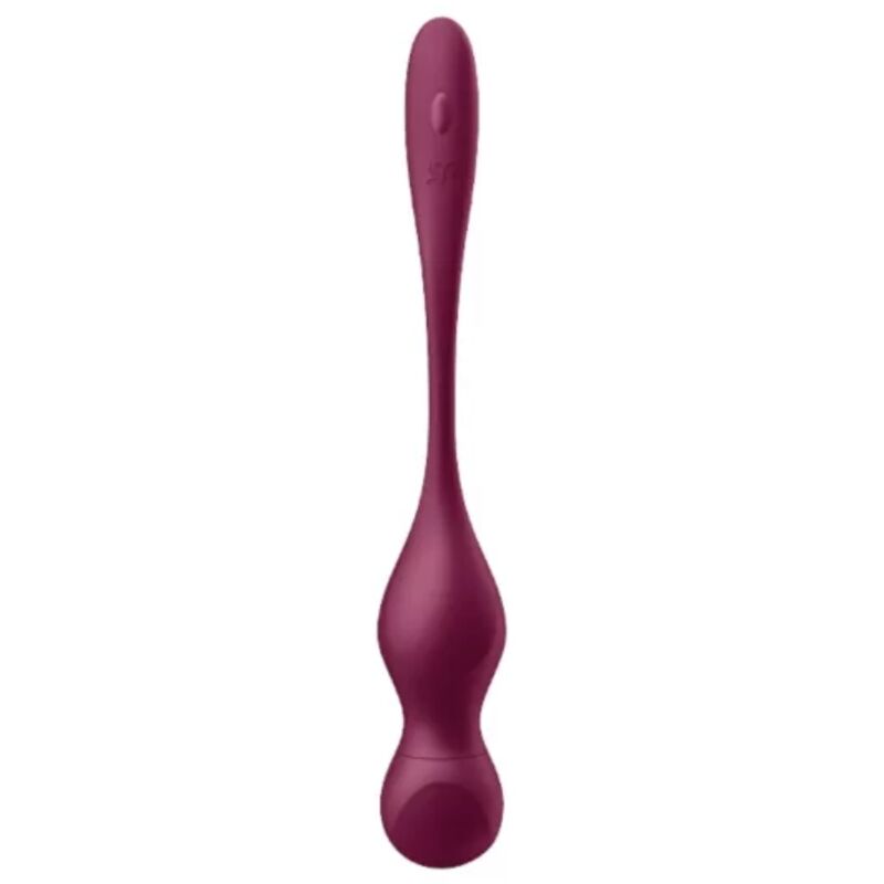 Satisfyer - Aplicación gratuita de bolas vibratorias Love Birds Vary Wine Red