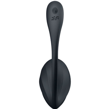 Satisfyer - Ribbed Petal G Point Stimulator Remote Control Black Free App