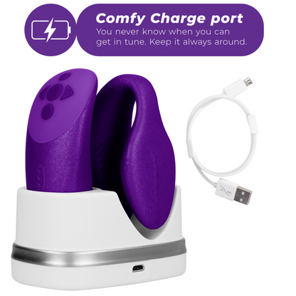 WE-VIBE - VIBRADOR CHORUS PARA PAREJAS CON CONTROL DE APRETÓN LILA