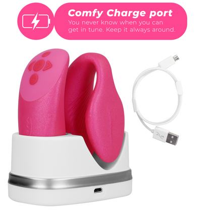 WE-VIBE - CHORUS VIBRADOR PARA PAREJAS CON CONTROL DE APRETÓN ROSA