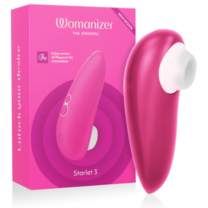 WOMANIZER - ESTIMULADOR DE CLÍTORIS STARLET 3 ROSA