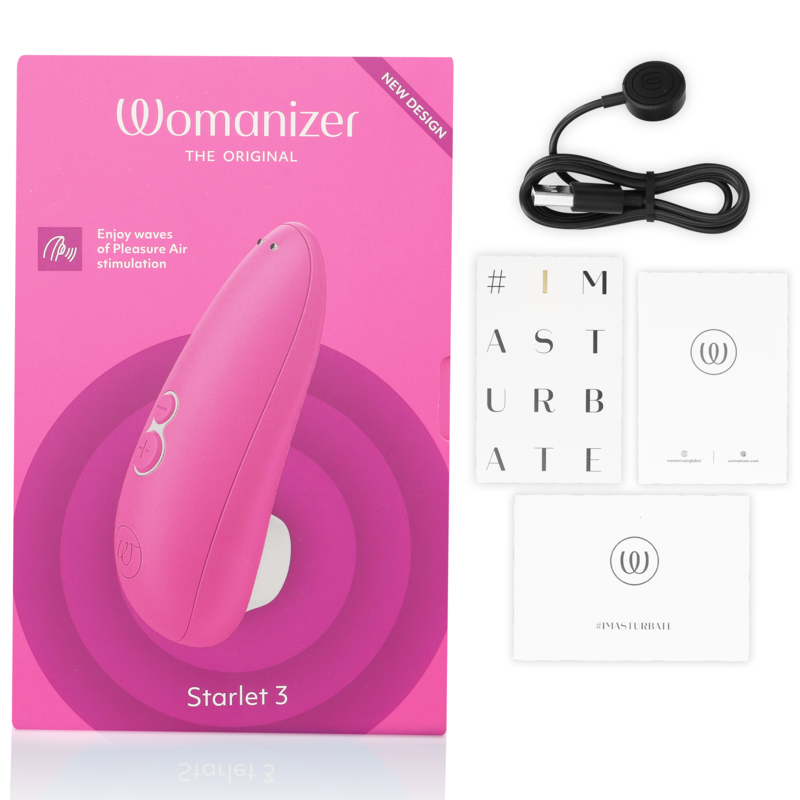 WOMANIZER - ESTIMULADOR DE CLÍTORIS STARLET 3 ROSA