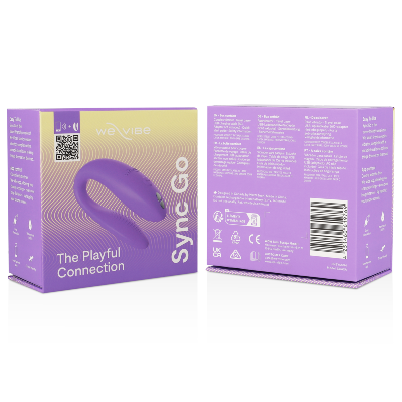 WE-VIBE - ESTIMULADOR DUAL SYNC GO VIOLETA