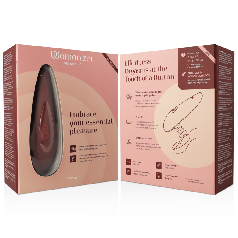 WOMANIZER - CLASSIC 2 CLITORAL STIMULATOR BORDEAUX