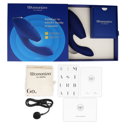 WOMANIZER - DUO 2 STIMULATOR BLUE