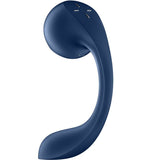 Satisfyer - Estimulador de Ponto G e Pulso de Ar Pro+ Wave 4, aplicativo grátis, azul escuro