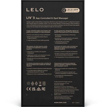 LELO - LIV™ 3 G-SPOT STIMULATOR PINK