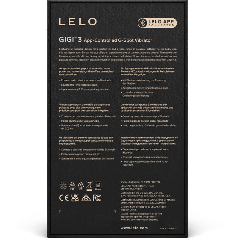 Lelo - Gigi��������� 3 G-Spot Vibrator Blue