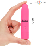 Intense - Symone Usb Rechargeable Vibrating Bullet 8 Vibrations Pink 10 X 2.2 Cm