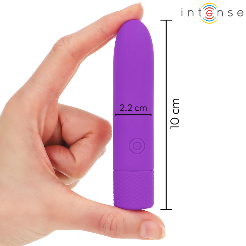 Intense - Symone Usb Rechargeable Vibrating Bullet 8 Vibrations Purple 10 X 2.2 Cm